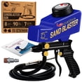thumbnail image 1 of LE LEMATEC Portable Sandblaster Gun Kit, Air Compressor Sand Blaster, Paint & Rust Remover, Abrasive Media & Soda Blaster for Metal, Wood, Automotive, 1 of 9