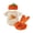 Orange, variant on RUINIXCW Baby Boy Halloween Outfit Short Sleeve Romper Furry Suspender Shorts Hat