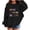 Black, variant on Taqqpue Kids Hoodies Halloween Graphic Print Long Sleeve Crew Neck Pullover Fleece Sweatshirt Fall Winter Cozy Tops for Boys Girls Size 1-12
