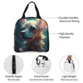 thumbnail image 3 of KLL Cute Flower Chihuahua Puppy Print Insulated Lunch Bag Women, Reusable Cute Tote Lunch Box for Adult & Men, Leakproof Cooler Lunch Bags for Work Office Travel Picnic, 3 of 5