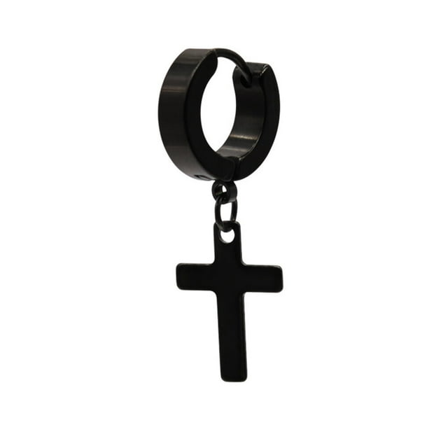 Fake Earring High-quality Exquisite Painless Distinctive Appearance Fashionable Lightweight Distinctive Appearance Waterproof Unique Design Magnetic Nose Studs Black