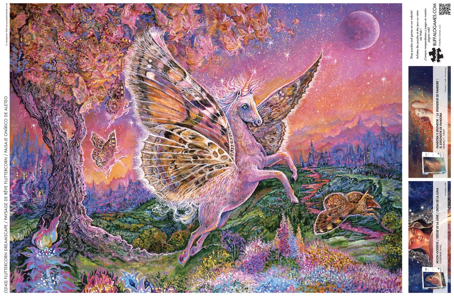 Buffalo Games 1000-Piece Fluttercorn Dreamscape Interlocking Jigsaw Puzzle for Adults Ages 14+