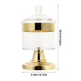 thumbnail image 2 of EIGTHTAIL Candy Jar Tea Apothecary Bottles Jars with Lids Food Containers Mason Golden, 2 of 6