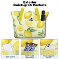 thumbnail image 2 of Tote Bag for Women - Lemon Shoulder Bag - Large Utility Work Duffle Bag with Zipper Handbag for Travel, Work, Sprots, 2 of 5