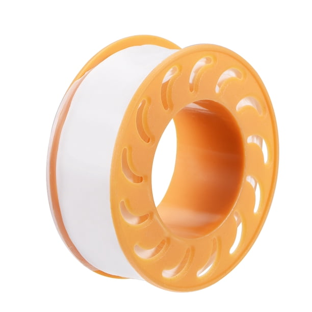 Cinta selladora de tuberías PTFE Uxcell de 16 mm por 16 metros para sellar roscas de tuberías de agua