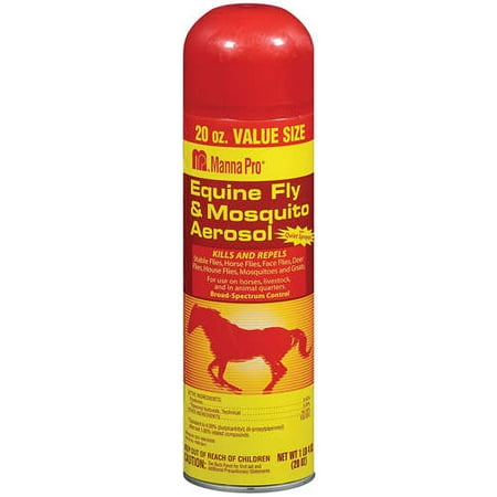Manna Pro: Repellent Equine Fly & Mosquito Aerosol, 20 Oz