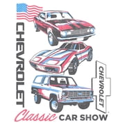 Men's General Motors Chevrolet American Classic Car Graphic T-Shirt