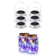 thumbnail image 2 of Luces solares para tapa de tarro de cristal, cadena de luces de hadas de 20 LED, 6 luces para tapa con 6 colgadores para decoración de exteriores, sin tarros, 2 of 9