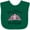 Green, variant on Inktastic Tiara 2nd Birthday Princess Girls Baby Bib
