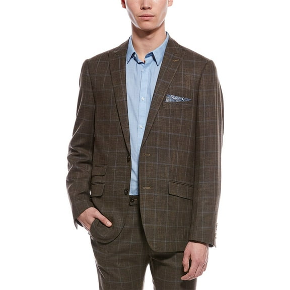 Paisley & Gray mens  Ashton Slim Jacket, 38R, Brown