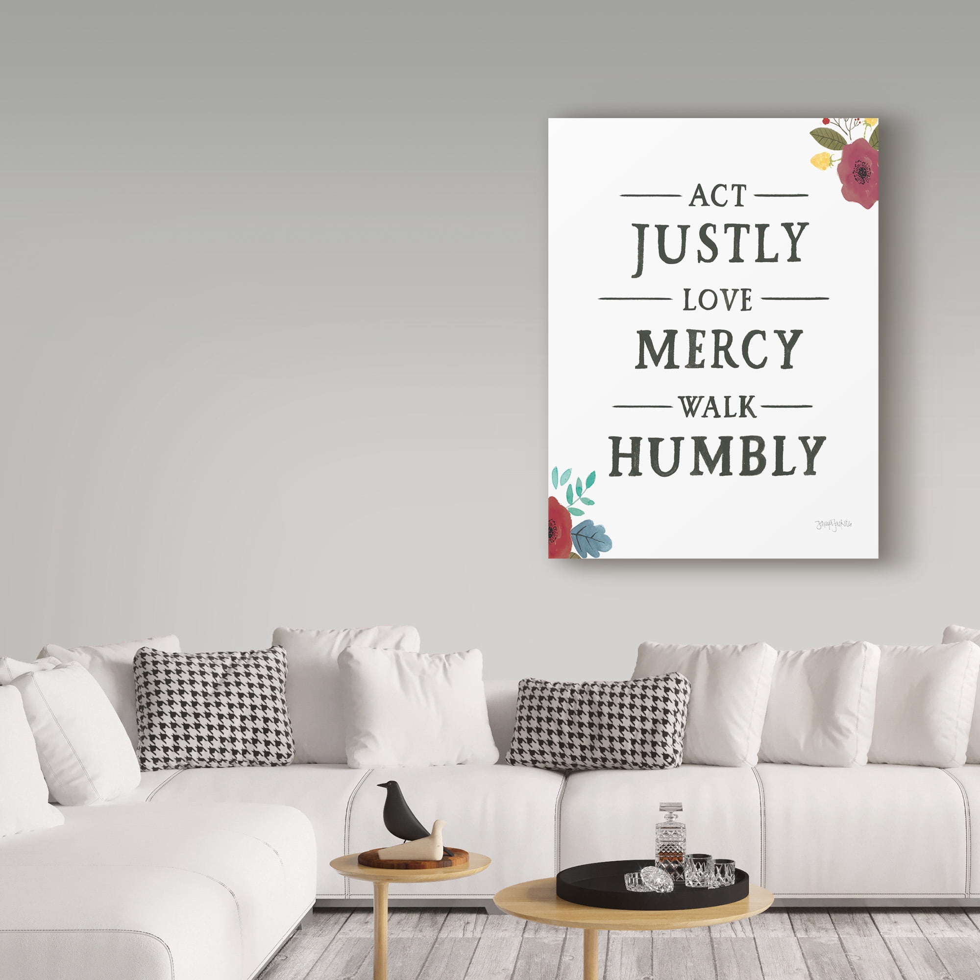 Trademark Fine Art 'Scripture for Life I Crop' Canvas Art by Jenaya Jackson