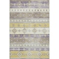 thumbnail image 2 of Addison Rugs Mayfield Washable Transitional Tribal, Diamond Purple Rectangle Rug, 2'6" x 3'10", 2 of 6