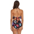 thumbnail image 4 of Ckdifva Hearts Skulls Womens High Waisted Bikini Set Two Piece Swimsuit Bathing Suits, 4 of 5