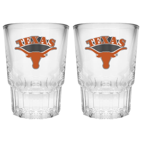 Texas Longhorns 2-Piece Prism Shot Glass Set