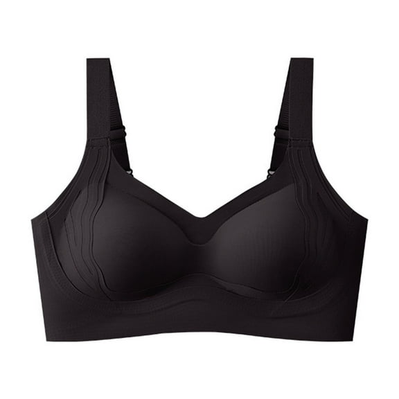 Fengactive Anti Sagging Full Coverage Bras for Women Wireless Push-Up Comfortable Breathable Stretchy Everyday Bras