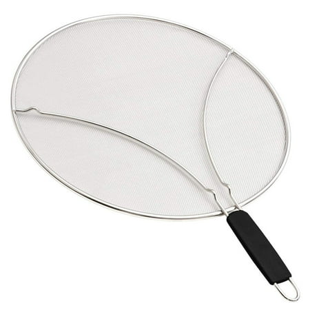 

Liveday Splatter Screens for Frying Pan Shields Grease and Oil Splashes Fine Mesh Guard Protects Stove Tops from Cooking Splatte