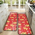 thumbnail image 4 of Kitchen Rugs Sets Of 2,Red Christmas Gingerbread Man Pattern Anti Fatigue Kitchen Mat Rugs Non Slip Washable,Decorative Kitchen Floor Mats for Kitchen,Sink,Laundry,17"x47"+17"x47", 4 of 5