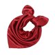 thumbnail image 1 of Zhuge Bufanda cuadrada de seda para mujer, bufandas de moda, ligeras, pequeñas, de color liso (rojo), 1 of 4