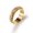 4style, variant on Womens 925 Silver Ring with Gold Circular Texture and Narrow Face Elegant Zircon Inlay Fashion Ring Womens Jewelry Statement Ring