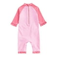 thumbnail image 3 of Dsscvnef Girl Rash Guard Swimming Bathing Suit Ruffle Sun Protection Long Sleeve Cute Swimwear Bathing Suits, 3 of 5