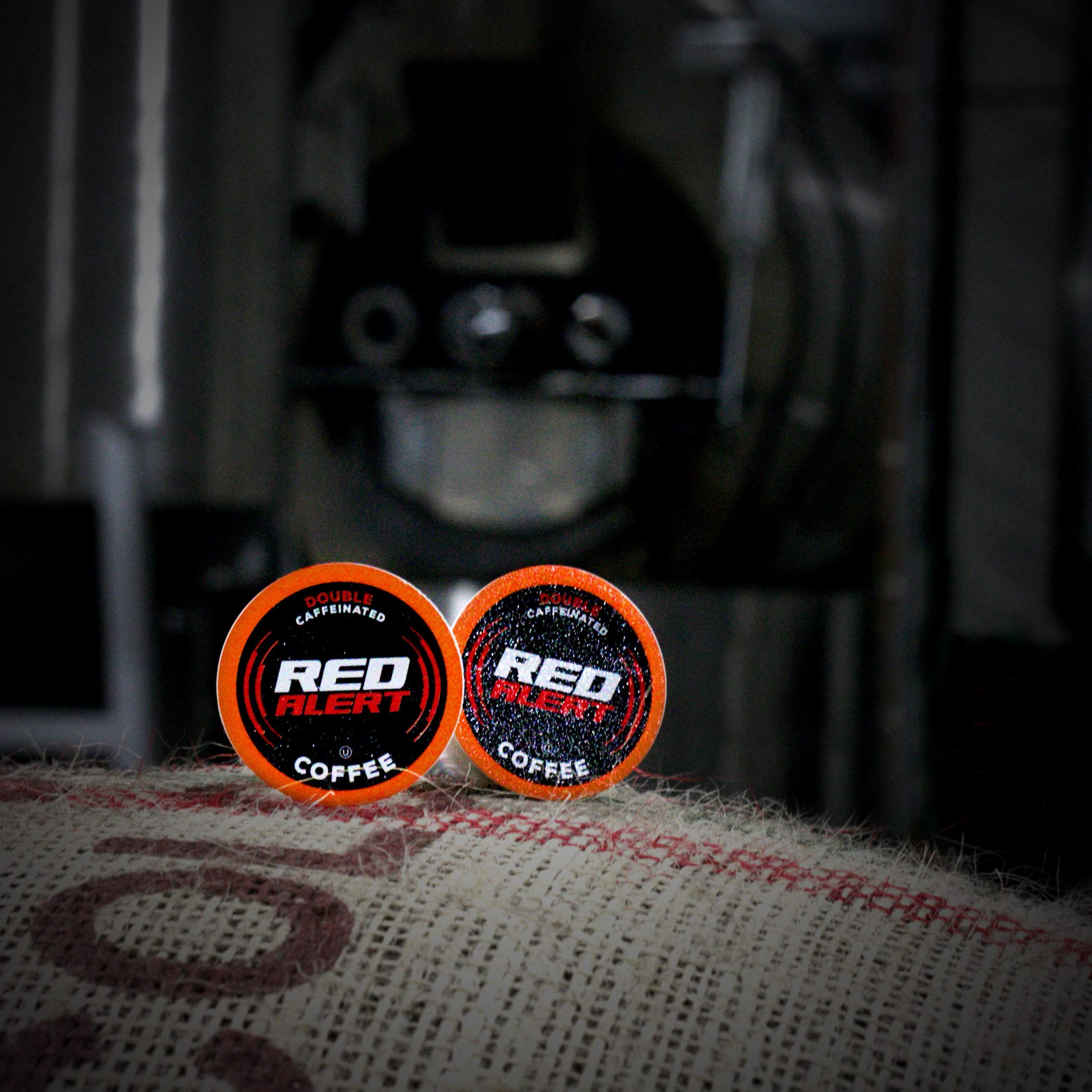 Red Alert Coffee Extra Strong Coffee Pods (Recyclable) Compatible With 2.0 Keurig K Cup Brewers, Caffeine, 40 Count (Pack of 1)