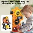 thumbnail image 5 of Bruce&Shark Kids Workbench Construction Toy Tool Set Playset with 48 Pieces including Tools, Accessories, Play Helmet & Play Safety Goggles, for Kids Ages 3 and Up, Multicolor, 5 of 11