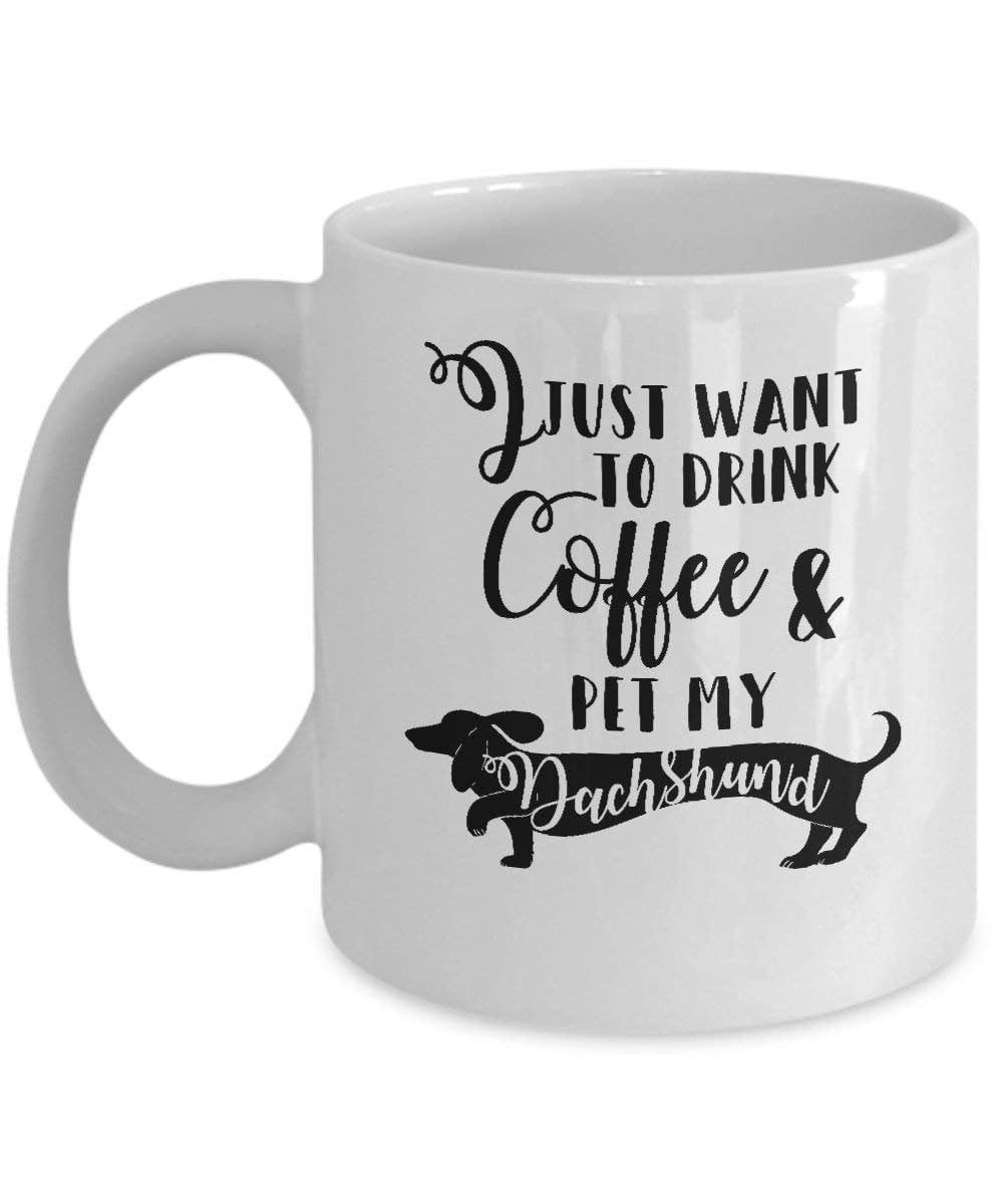 Wags /& Whiskers Dog Stoneware Coffee Mug  Dog Lover Birthday Gift