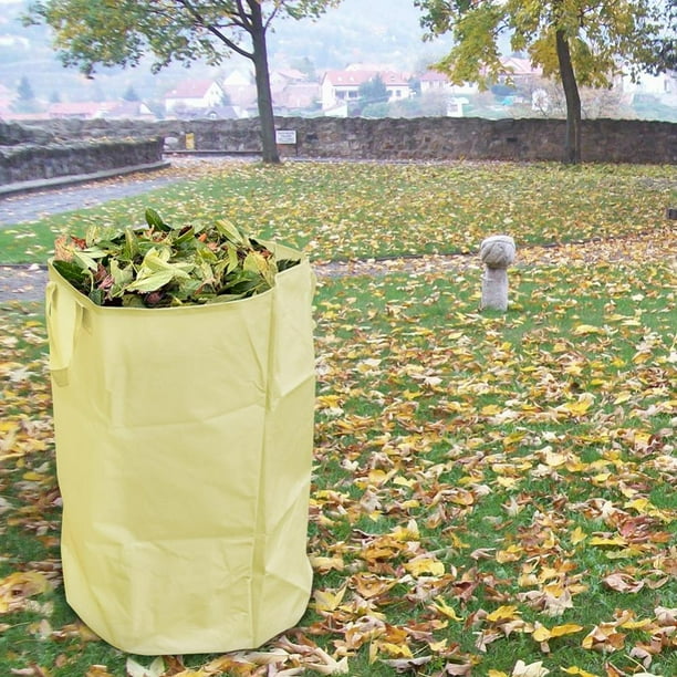 Garden Waste Bags, Heavy Duty Reusable / Collapsible Leaf Basket Bags