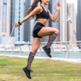 thumbnail image 6 of Lsque Lovely Mom Ever Pattern Sport Compression Socks for Men & Women 15-20 mmHg Knee High Nurse Pregnant Running Medical and Travel Athletic, 6 of 6