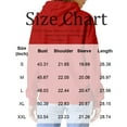 thumbnail image 3 of Women's Loose And Comfortable Drawstring V-neck Long Sleeved Christmas Print Hoodie, Holiday Season Fashion Wear, Comfortable and Warm Pullover,Pink,2XL, 3 of 6