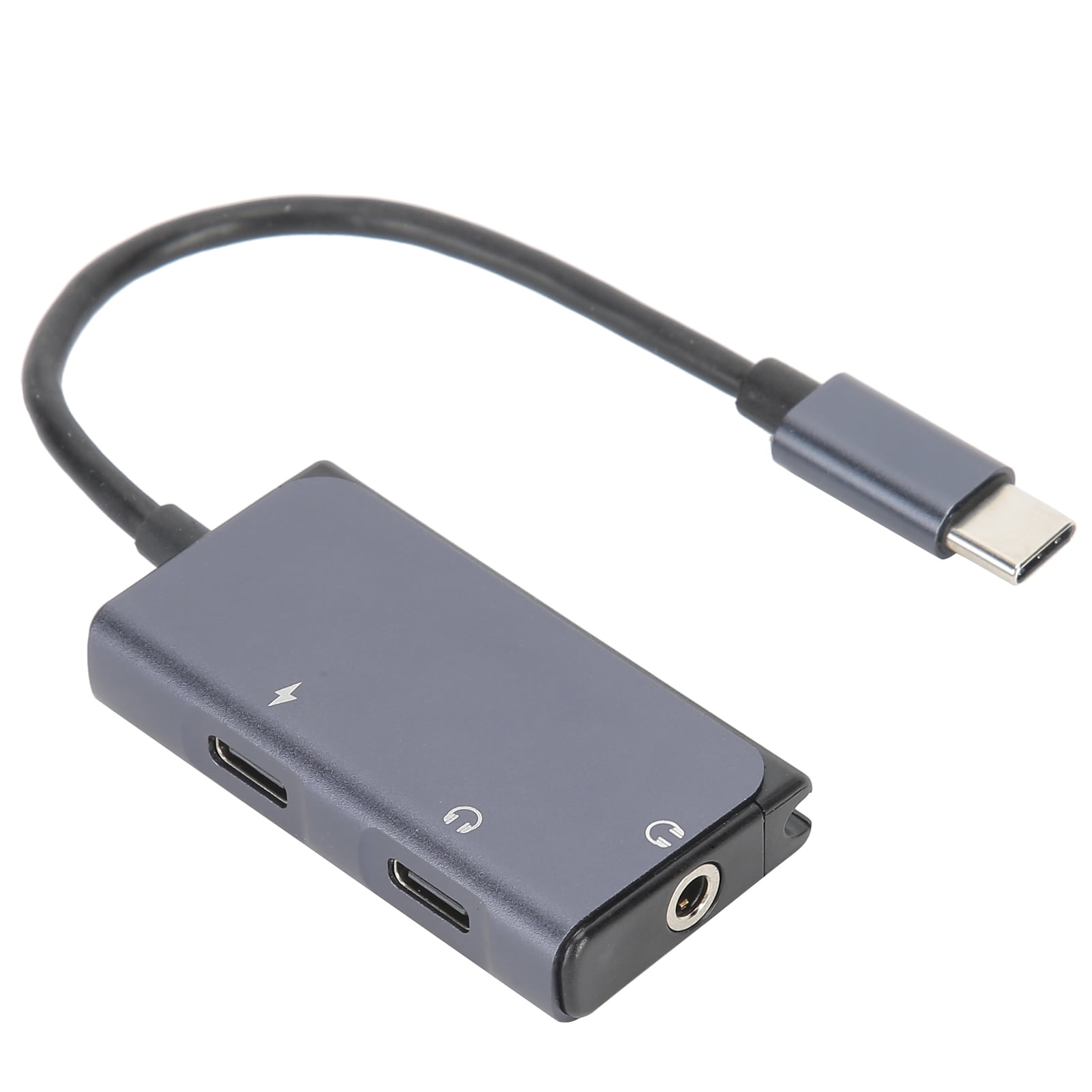 Ecoyyzn USB C To Headphone Adapter,Type C Audio Adapter,3 In 1 Type C