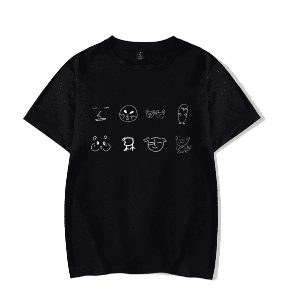 Stray Kids Merch T Shirts Simple Drawing T-Shirt Casual Fashion Tee Short Sleeves For Fans Mens Women Summer Top