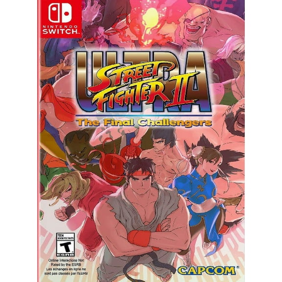 Restored Ultra Street Fighter II: The Final Challengers (Nintendo Switch, 2017) Video Game (Refurbished)