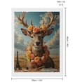 thumbnail image 2 of Diamond Art Kits for Adults, Deer Floral Crown Pastel Sky 5D Diamond Painting Kits for Adults Beginners, DIY Full Drill Diamond Painting, Gem Art and Crafts 12x16, 2 of 7
