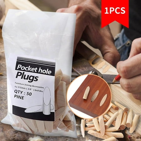 

Christmas Home hole Plugs plug wood Pocket Solid plug 9.5mm Wood Solid hole Hole pocket Tools & Home Improvement