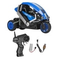 thumbnail image 2 of Juguete RC Drift Autocycle, Pequeño Radio De RC Drift Motocicleta Fácil De Operar Con Cable De Carga Para Exteriores, 2 of 7