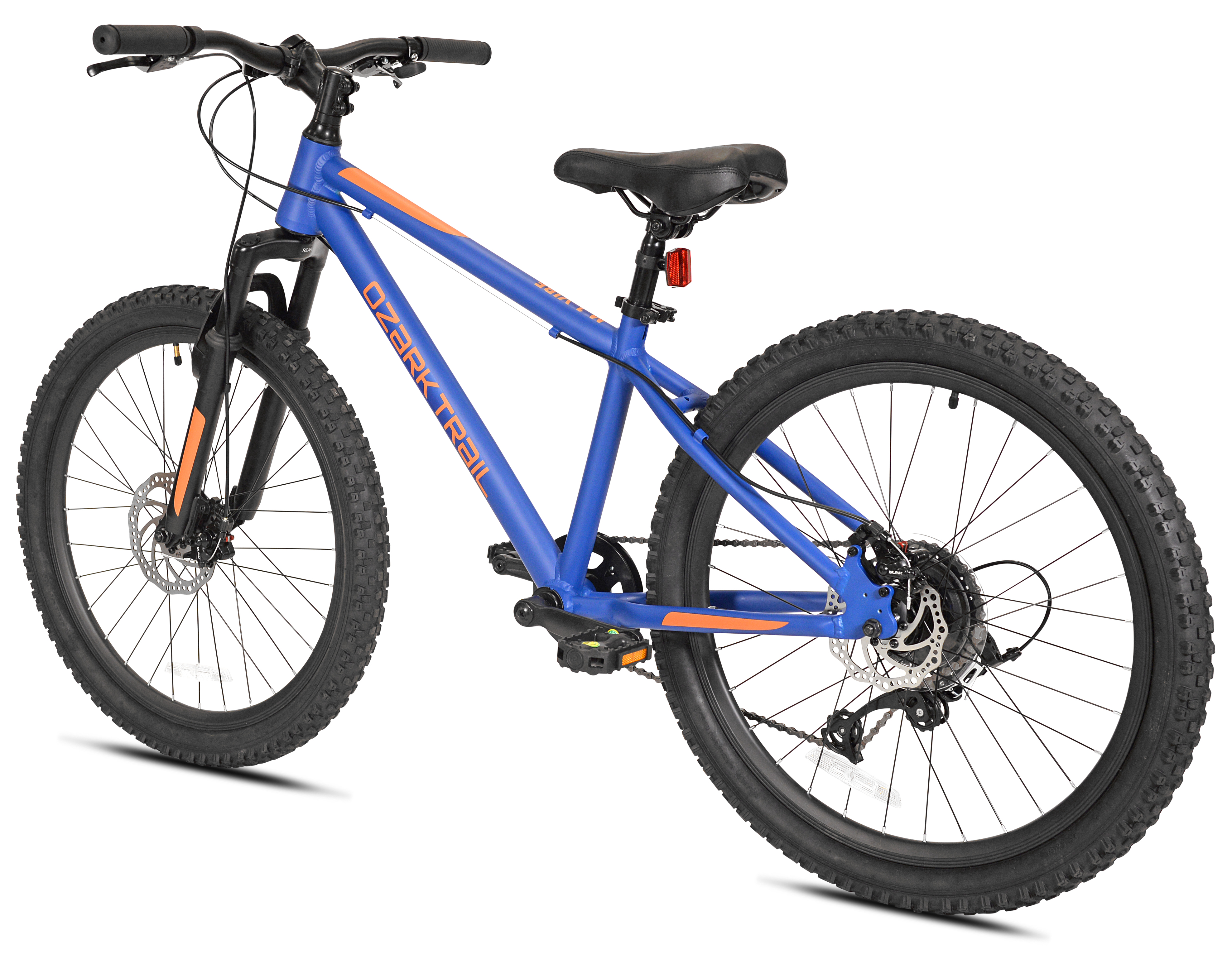 Ozark Trail M.1 24" Mountain Bike, 8-Speed, Blue photo 3