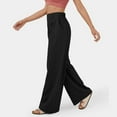 thumbnail image 7 of WJHWSX Women's Pants,Casual Pants for Women,Straight Leg Pants Women,Pockets,Breathable,Solid,Cotton,Black,L(US:8), 7 of 7