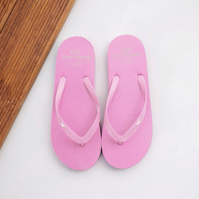 Beach Zpanxa Gilrs Solid Slipper 35-36 Summer Casual Women Flops Anti-slip Pink Flip Hot for Flip Slippers Shoes Flops for Women