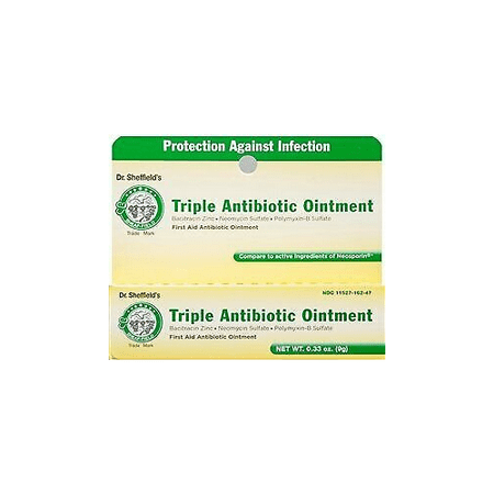 Dr. Sheffield Triple Antibiotic Ointment, 0.33 oz(Pack of 8)