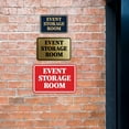 thumbnail image 4 of Signs ByLITA Classic Framed Event Storage Room Door or Wall Sign Easy Installation | Office And Shop Decor | Bars And Restaurants Sign (Black) - Medium, 4 of 9
