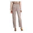 thumbnail image 2 of ALFANI Womens Beige Pleated Zippered Stay-put Slim Fit Wear To Work Pants 4, 2 of 4
