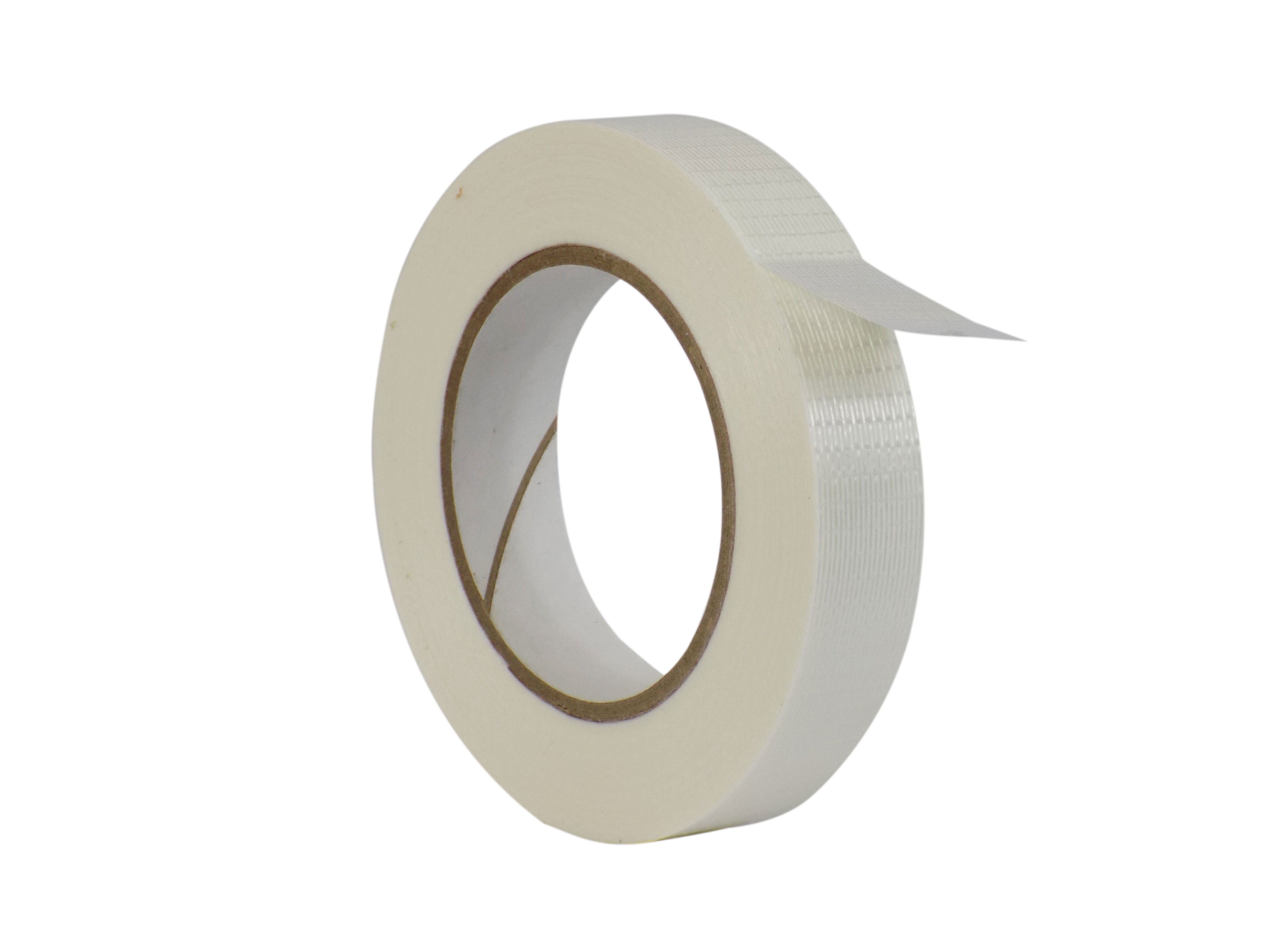Hexayurt Tape : 7 in x 60 yds. Tear Resistance Available in Multiple Sizes WOD FIL-835B/D Bi-Directional Fiberglass Reinforced Packing Filament Strapping Tape High Adhesion Level Pack of 1 