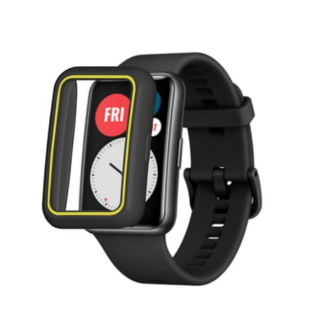 CYMMPU Smart Wristband Accessories Protective Frame Cover for Huawei Watch Fit Watch Tpu Shell Protector Case