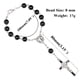 thumbnail image 3 of KAKOWELY Pulsera de rosario de 3 piezas, pulsera cristiana, cadena con colgante de cruz y amuleto., 3 of 5
