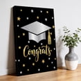 Congratulate Graduate Season Canvas Wall Art for Living Room ...