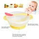 thumbnail image 3 of Cuenco con ventosa antideslizante para bebés y niños, cuencos de alimentación con cuchara con sensor y cubierta, 3 of 11