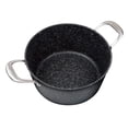 thumbnail image 4 of MasterPan 5QT Ultra Non-Stick Cast Aluminum Stock Pot with Glass Lid, 5 Quart, Granite Series, 4 of 11