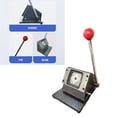 thumbnail image 4 of Custom Size Paper Cutter Square 50*50mm DIY Manual Badge Metal Card Cutter Die Cutting Machine ,Widely Used, 4 of 5