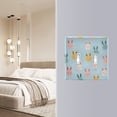 thumbnail image 4 of Yayeee Toggle Light Switch Wall Plate 3-Gang 6.37"x4.48" Decorative Outlet Cover, Cute Rabbits, 4 of 7
